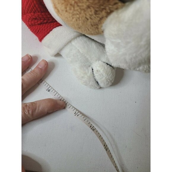 VINTAGE Atico Singing Christmas Santa Bulldog Plush Toy Musical Holiday Decor - Picture 7 of 7